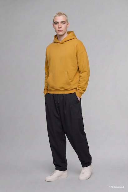 Balloon Fit Long Trousers