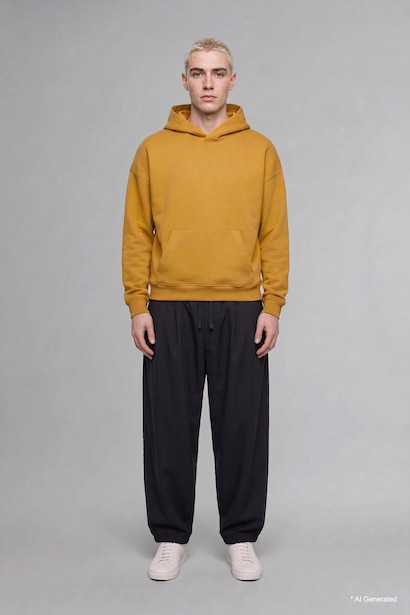Balloon Fit Long Trousers
