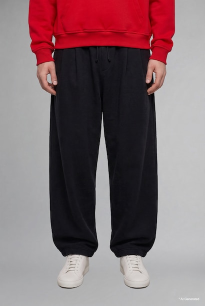 Balloon Fit Long Trousers