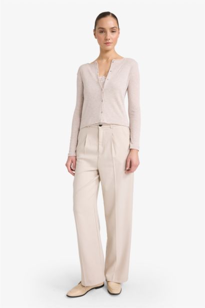 Slim Fit V-Neck Ribana Cardigan