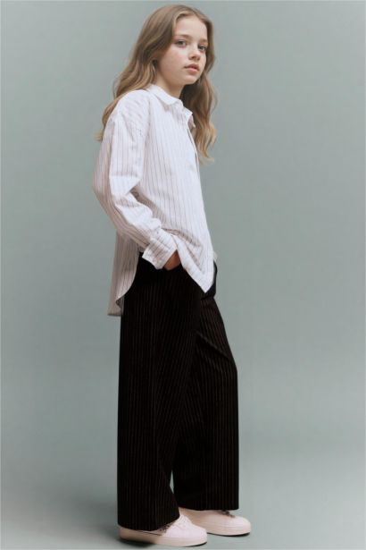 بنطرون بناتي وايد ليج برجل واسع