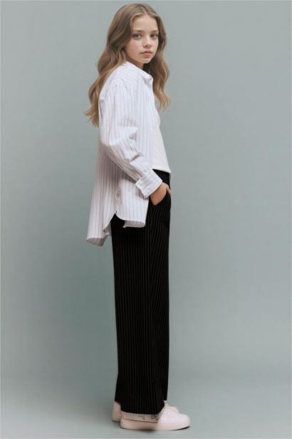 بنطرون بناتي وايد ليج برجل واسع