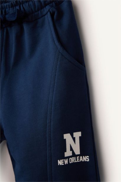 Oversize Geniş Kalıp Baskılı 2'li Eşofman Altı Erkek Bebek