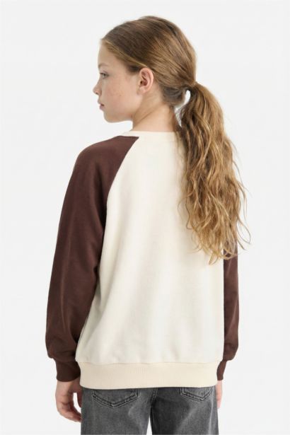 Girl Looney Tunes Oversize Crew Neck Sweatshirt