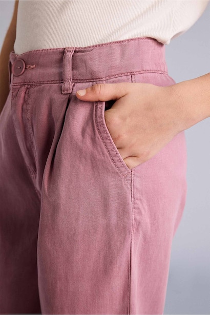 Girl Wide Leg Tencel Trousers