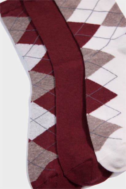 Woman 3 Piece Cotton Long Socks