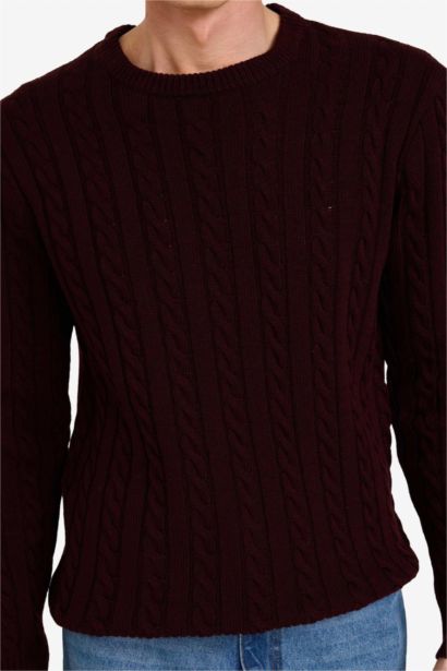 Standard Fit Zipper Knitwear Pullover