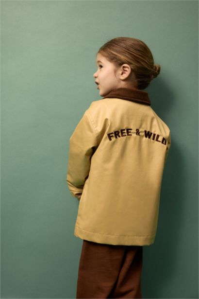 Baby Boy Contrast Collar Jacket