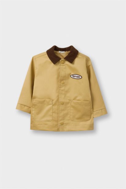 Baby Boy Contrast Collar Jacket