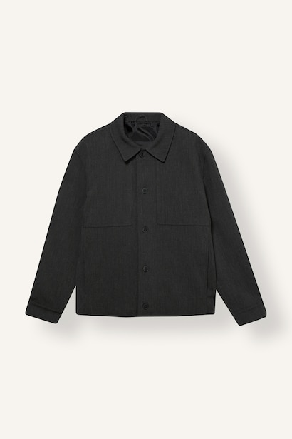 Regular Fıt Polo Yaka Astarlı Blazer Ceket
