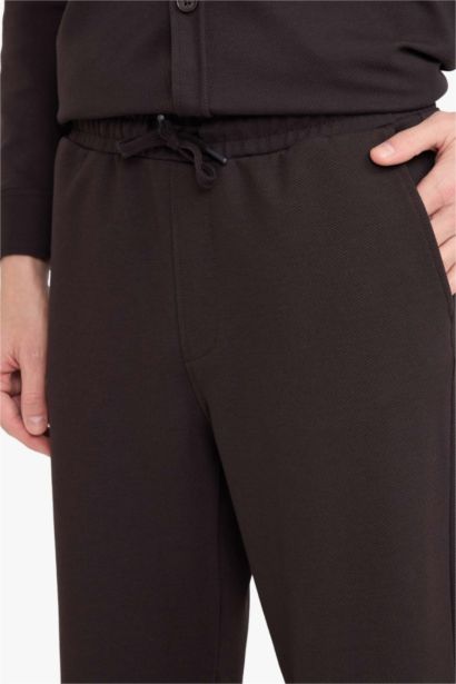 Relax Fit Elastic Waist Sports Pants
