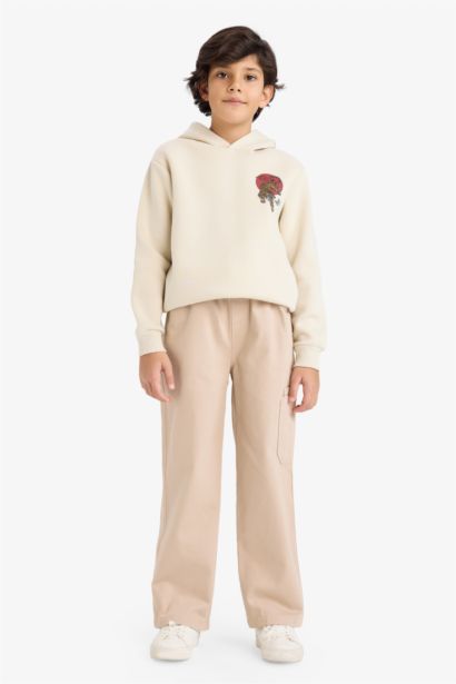 Boy Regular Fit Gabardine Trousers