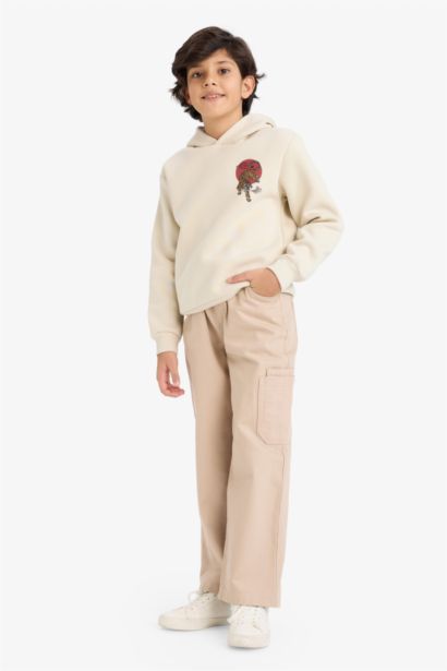 Boy Regular Fit Gabardine Trousers