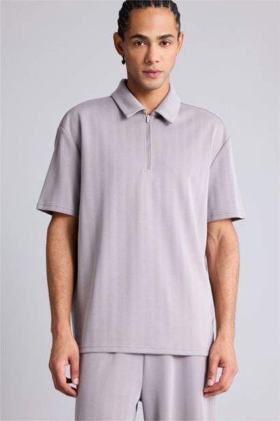 Man Short Sleeve Polo T-shirt