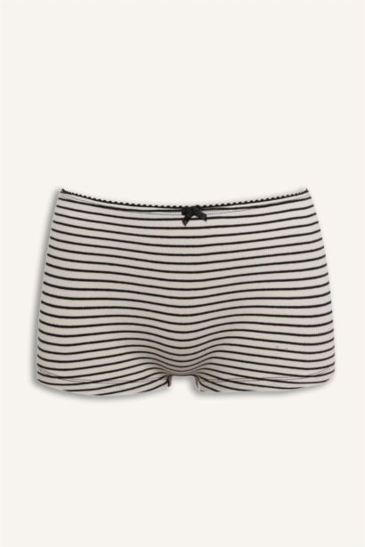 Striped Ribbed Boxer