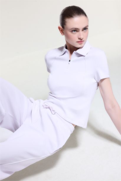 Slim Fit Kısa kollu Modal Tişört