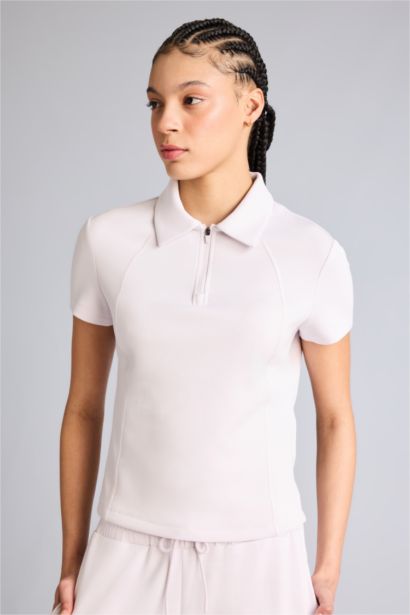 Спортивная футболка поло Slim Fit из модала