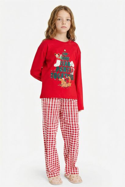 سيت بجامة بناتي قصة عادية - قطعتين