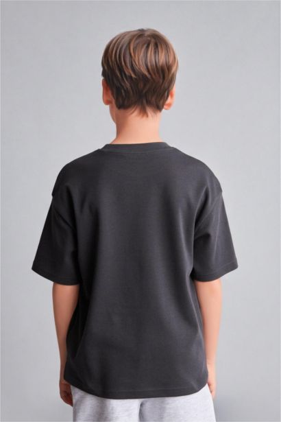 %100 Pamuk Oversize Tişört Erkek Çocuk