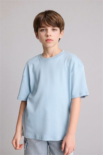 Boy Oversize Crew Neck Short Sleeve T-Shirt