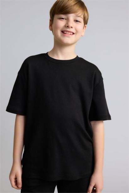 Boy Oversize Fit Crew Neck T-Shirt