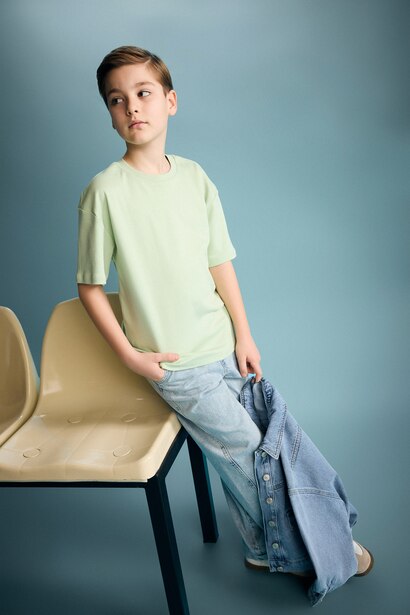 Boy Oversize Fit Short Sleeve T-Shirt