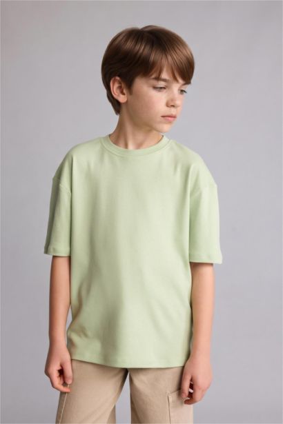 Oversize Kısa kollu Tişört Erkek Çocuk