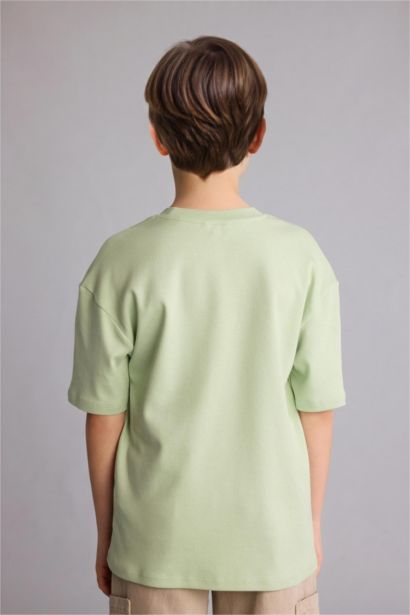Oversize Kısa kollu Tişört Erkek Çocuk