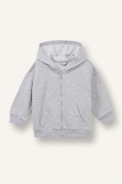 Baby Boy Regular Fit Hooded 2 Piece Sweatshirts