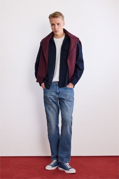 Straight Fit Trousers