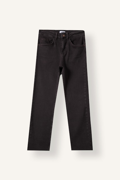 Yüksek Bel Crop Flare Fıt Pantolon