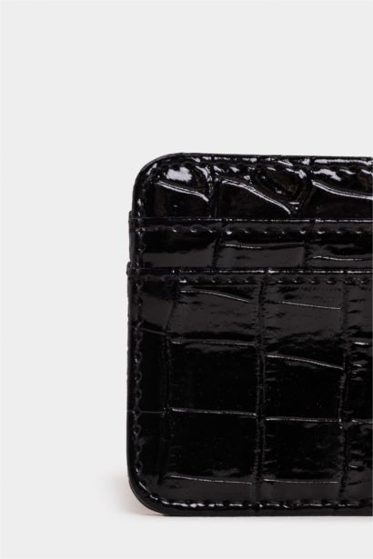 محفظة بطاقات حريمي جلد صناعي