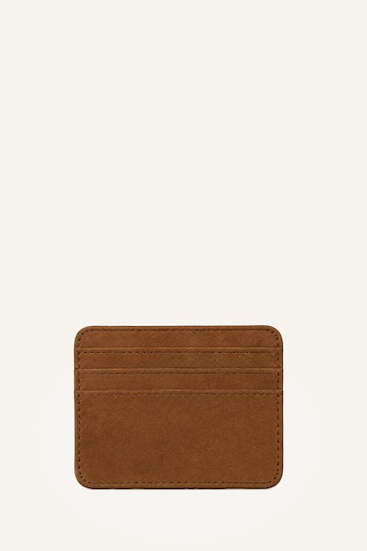 Woman Faux Leather Card Holder