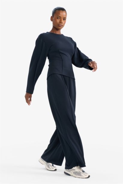 Wide Leg Elasticate Waist Sweatpants