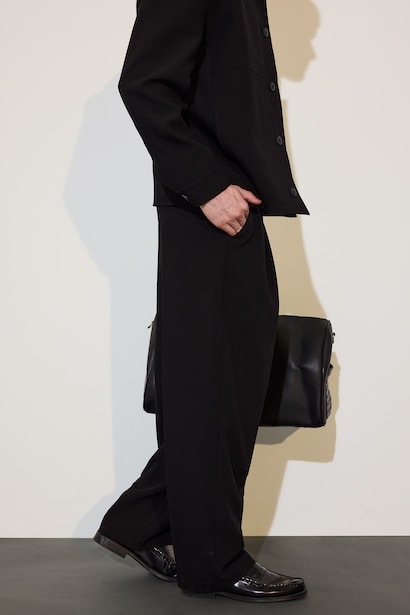 Черные брюки Wide Leg