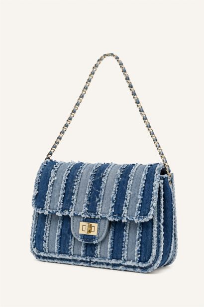 Woman Denim Crossbody Bag