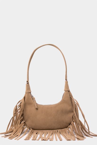 Woman Suede Shoulder Bag