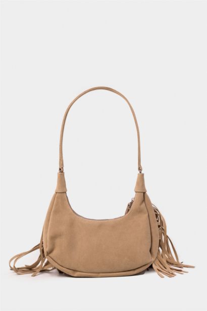 Woman Suede Shoulder Bag