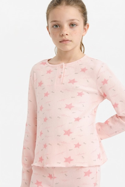 2 piece Regular Fit Knitted Pyjamas