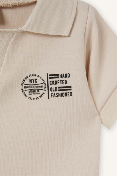 2 piece Regular Fit Slogan Set