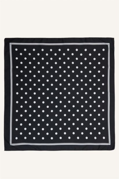 Kadın Baskılı Saten Fular