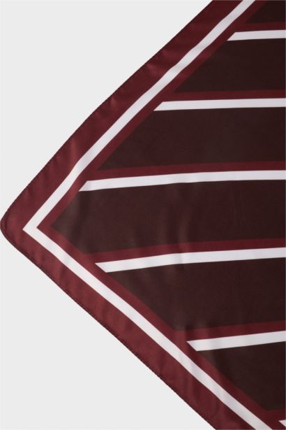 Woman Printed Satin Scarf