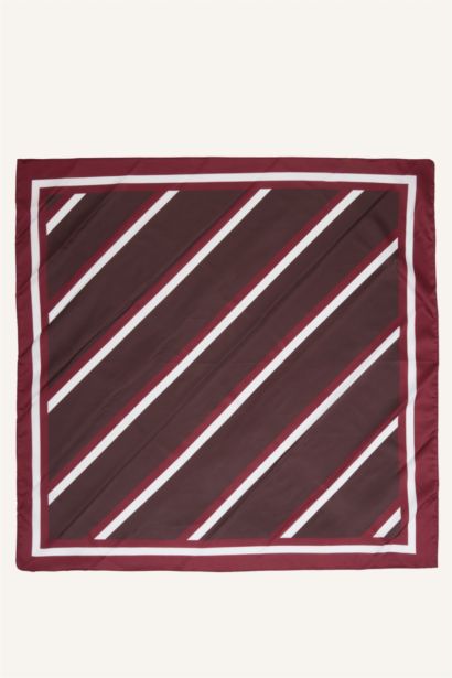 Woman Printed Satin Scarf