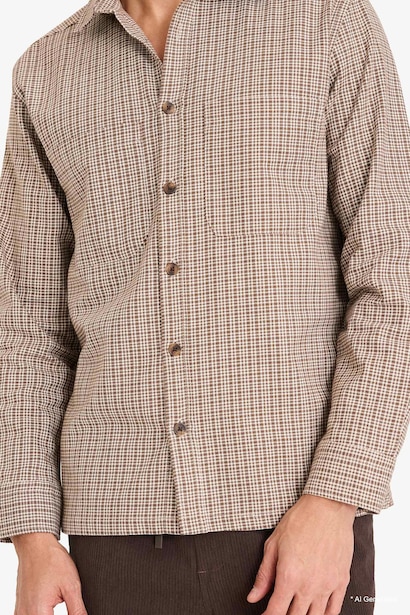 Flannel Patterned Shirt