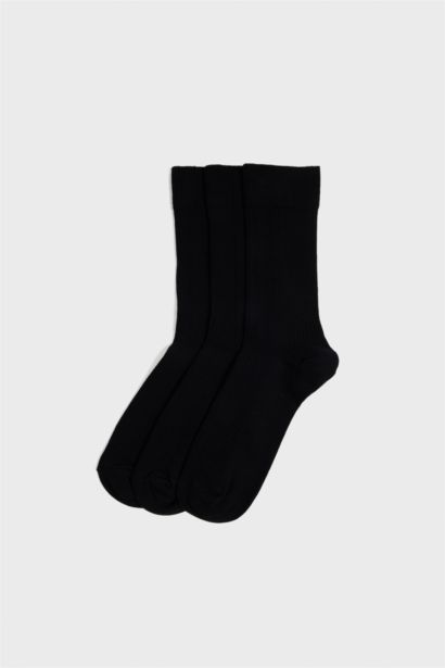 Man 3 Piece Cotton Long Socks
