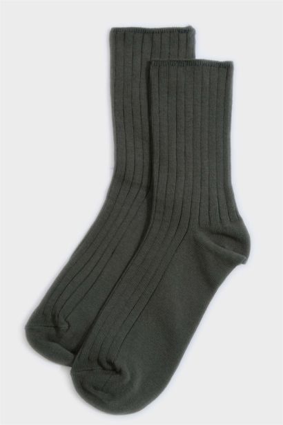 Kadın 5'li Pamuklu Uzun Çorap