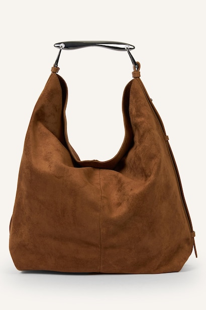 Süet Hobo Omuz Çantası