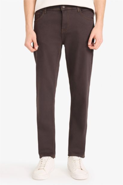Regular Fit Straight Leg Trousers