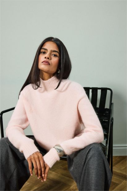 Regular Fit Turtleneck Knitwear Pullover