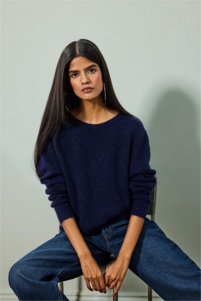 Regular Fit Crew Neck Knitwear Pullover